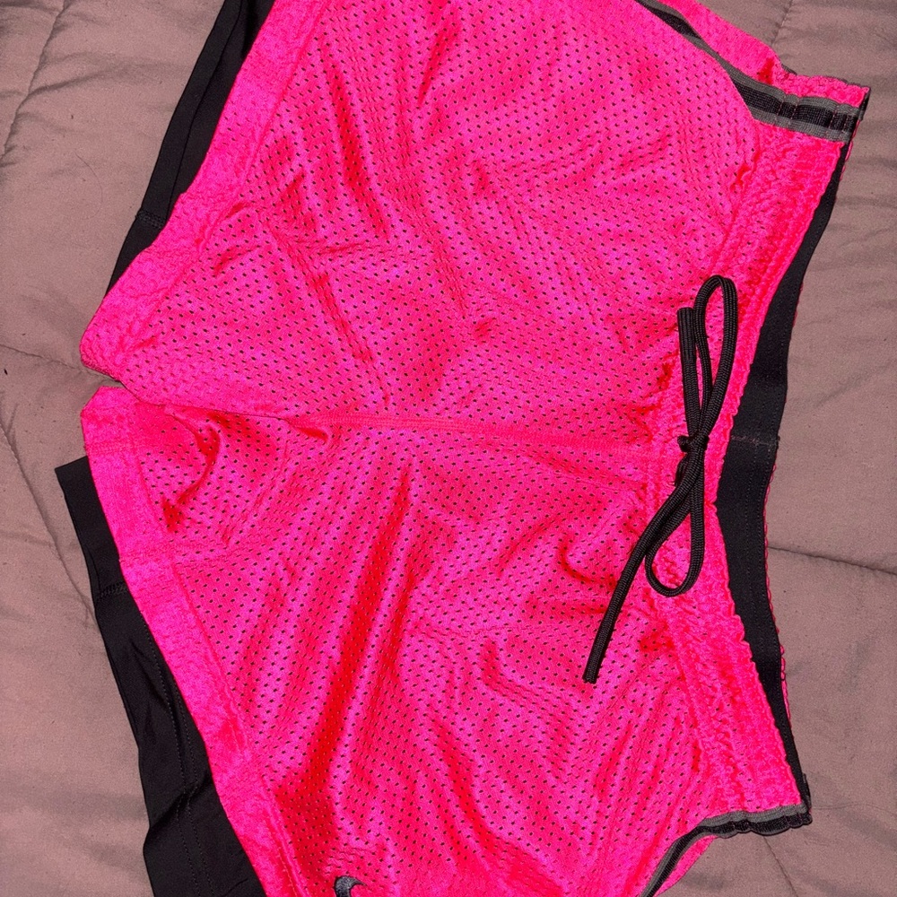 Nike Dri-FIT Black and Red Athletic Shorts